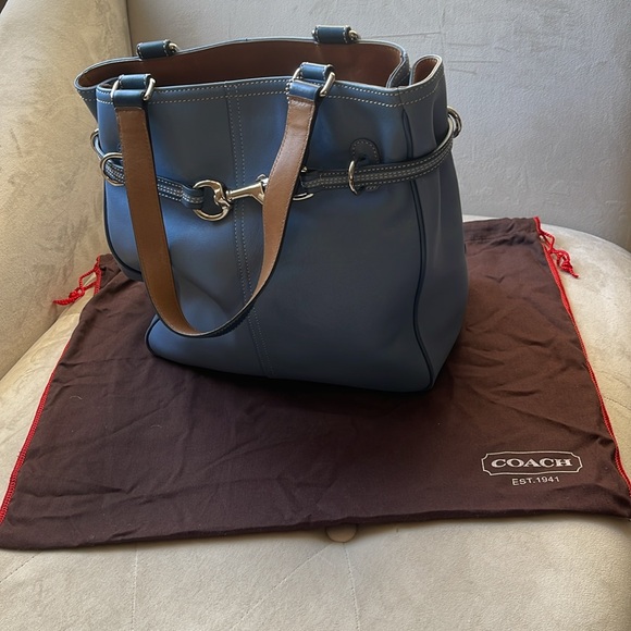 COACH RARE leather Vintage Y2K tote bag NWOT - Picture 12 of 12